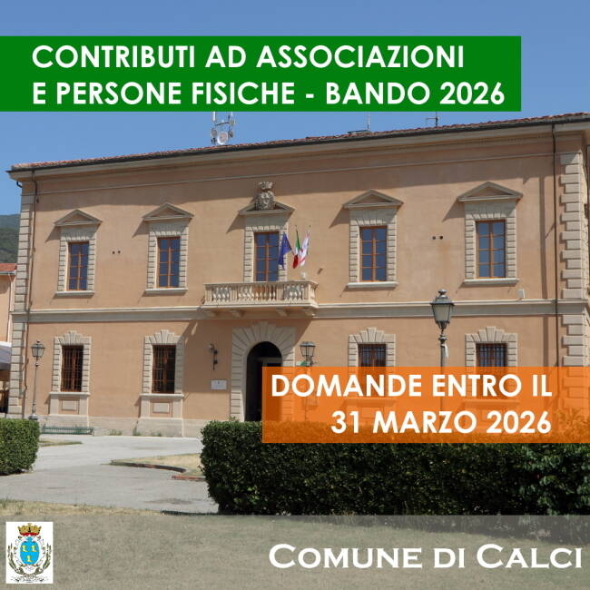 Contributi Ad Associazioni E Persone Fisiche Pubblicato Il Bando 2026 