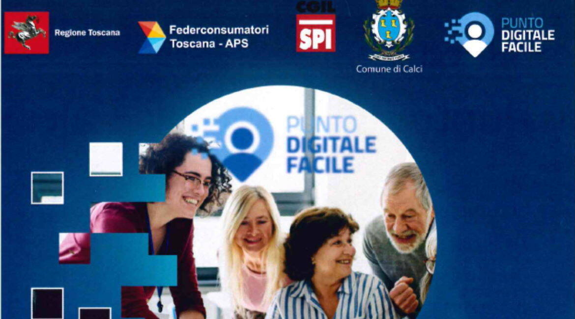 Volantino del punto digitale facile della Regione Toscana