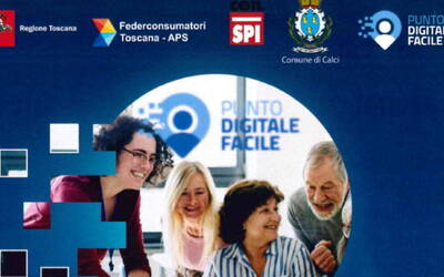 Volantino del punto digitale facile della Regione Toscana