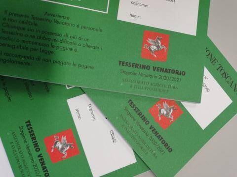 Fac simile tesserino venatorio