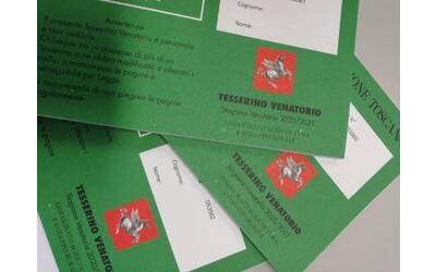Fac simile tesserino venatorio
